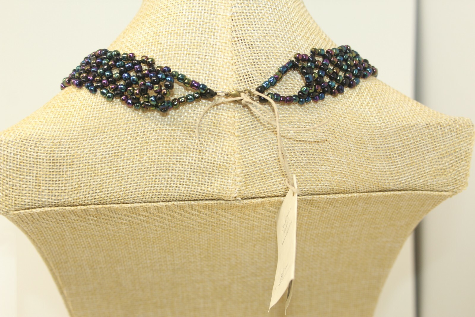 Extending Hands Handmade Zambia Beaded Multi-Color Metallic Necklace