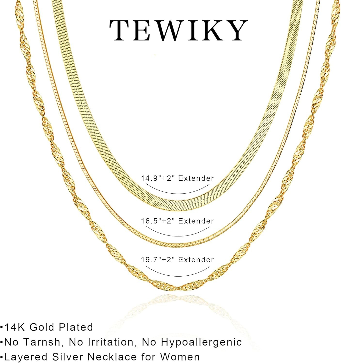 Luxury Tarnish-Free 14k Gold Plated Jewelry Set – Perfect Gift for Any Occasion