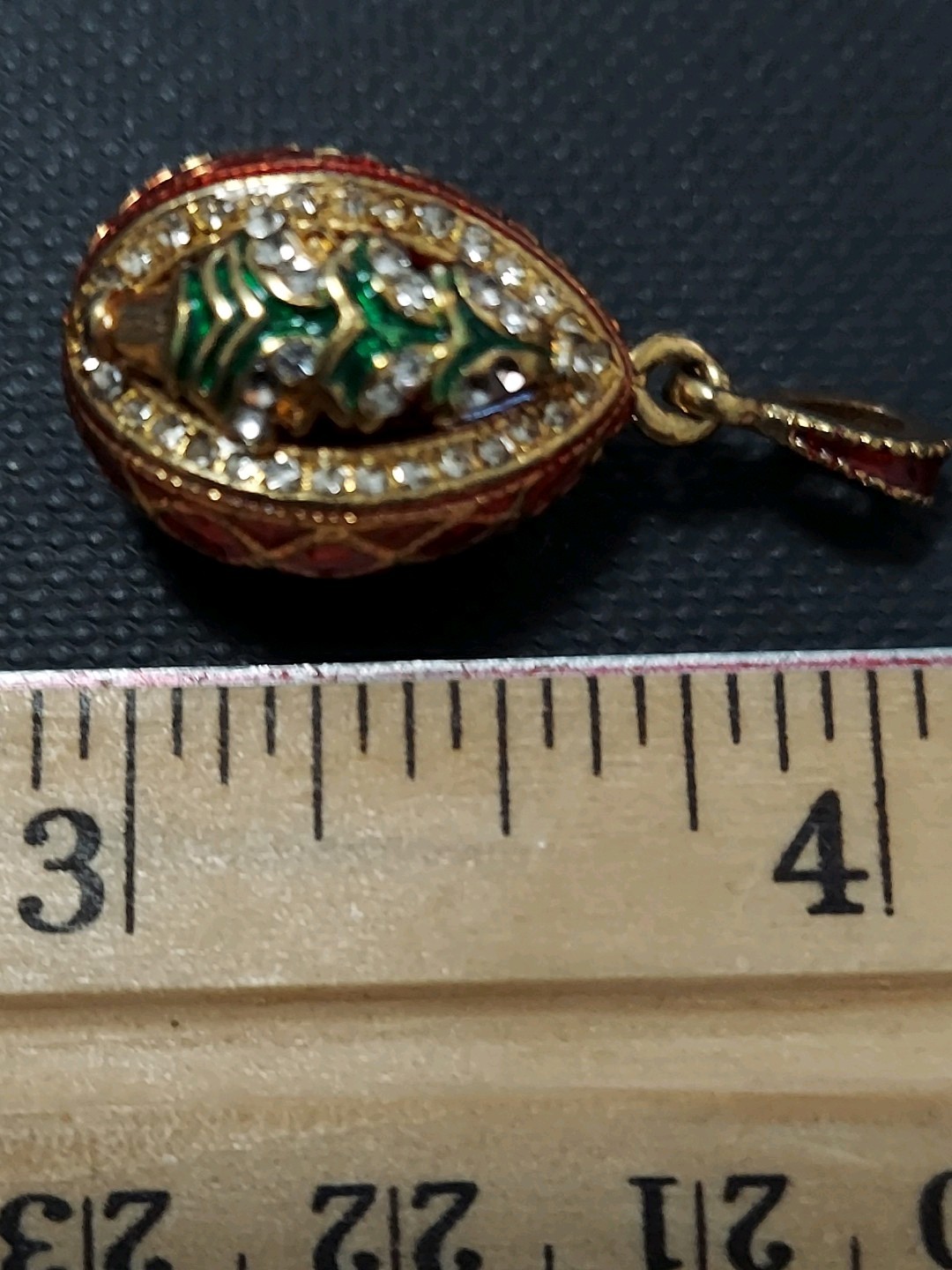 fabrege pendant women’s crystal