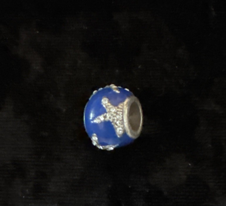 Brighton Blue AHOY STARFISH Bead NWOT List $23 J9767G