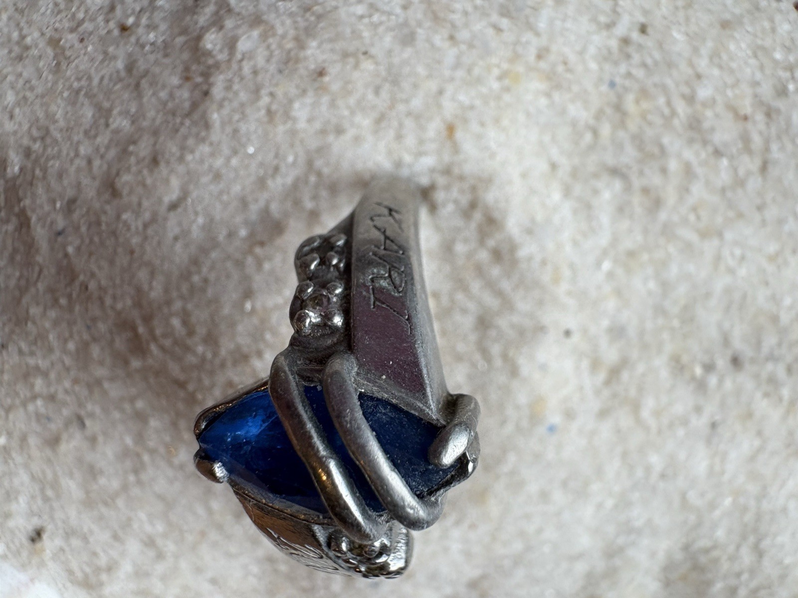 Jostens Class Graduation Ring Kari 2009 Name Engraved Lustrium Size 8.25 Womens