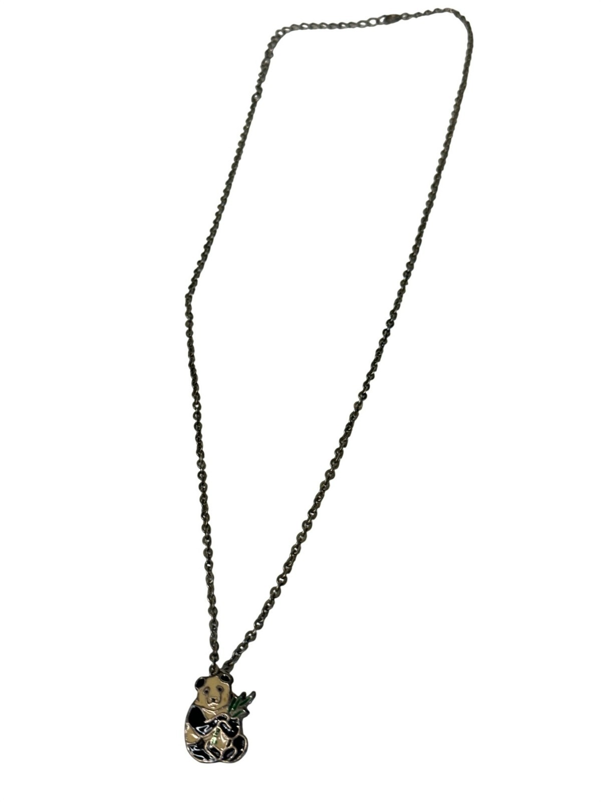 Panda Pendant Necklace With Chain Cute Animal Charm Jewelry Everyday Wear