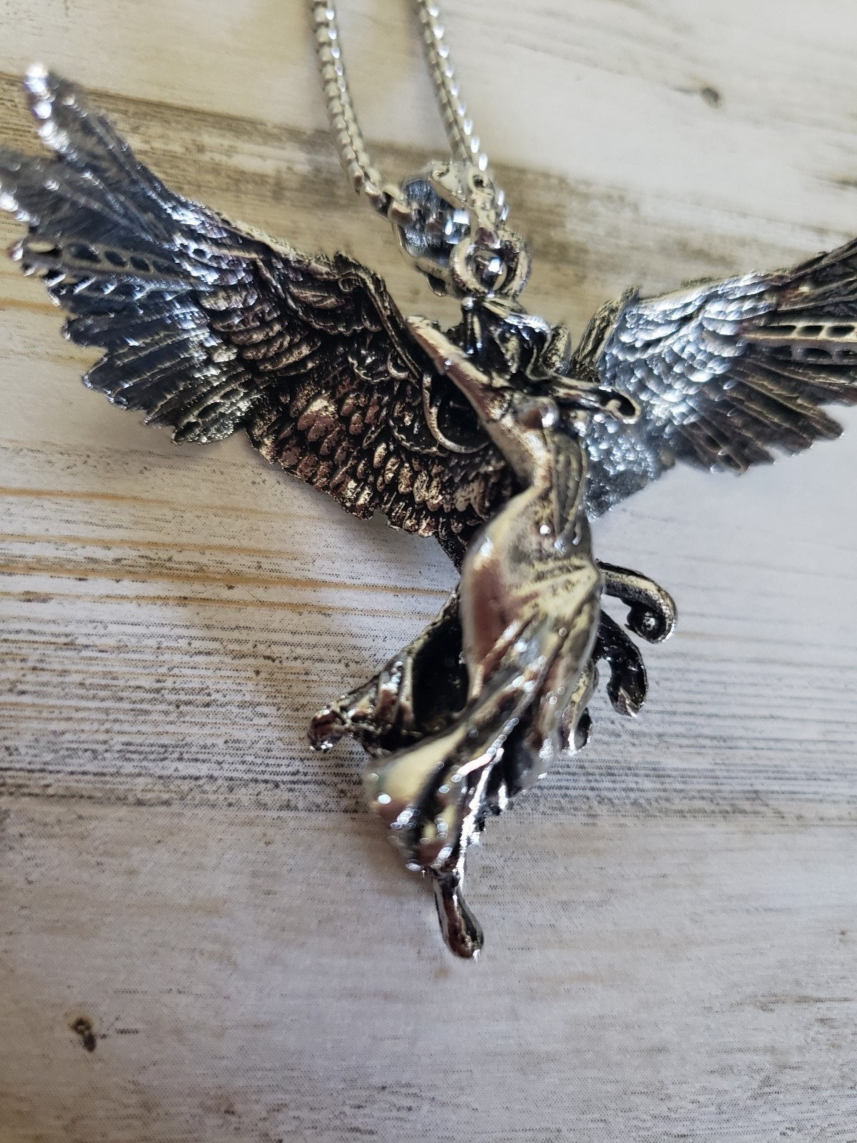 Angel necklace goth love jewelry gothic gift beauty men women love sexy mystical