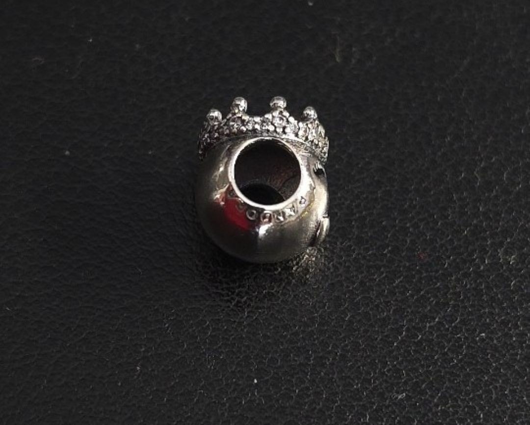 Pandora Princess Emoticon Fairytale Emoji Charm 925 Sterling