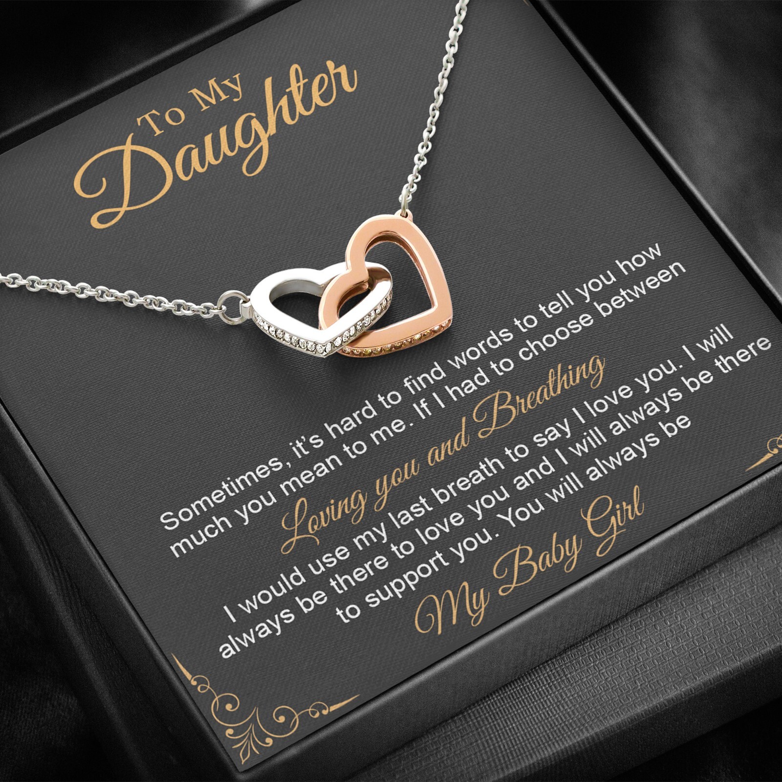 To My Daughter Necklace, Gift to My Daughter, Graduation Gift for Daughter
