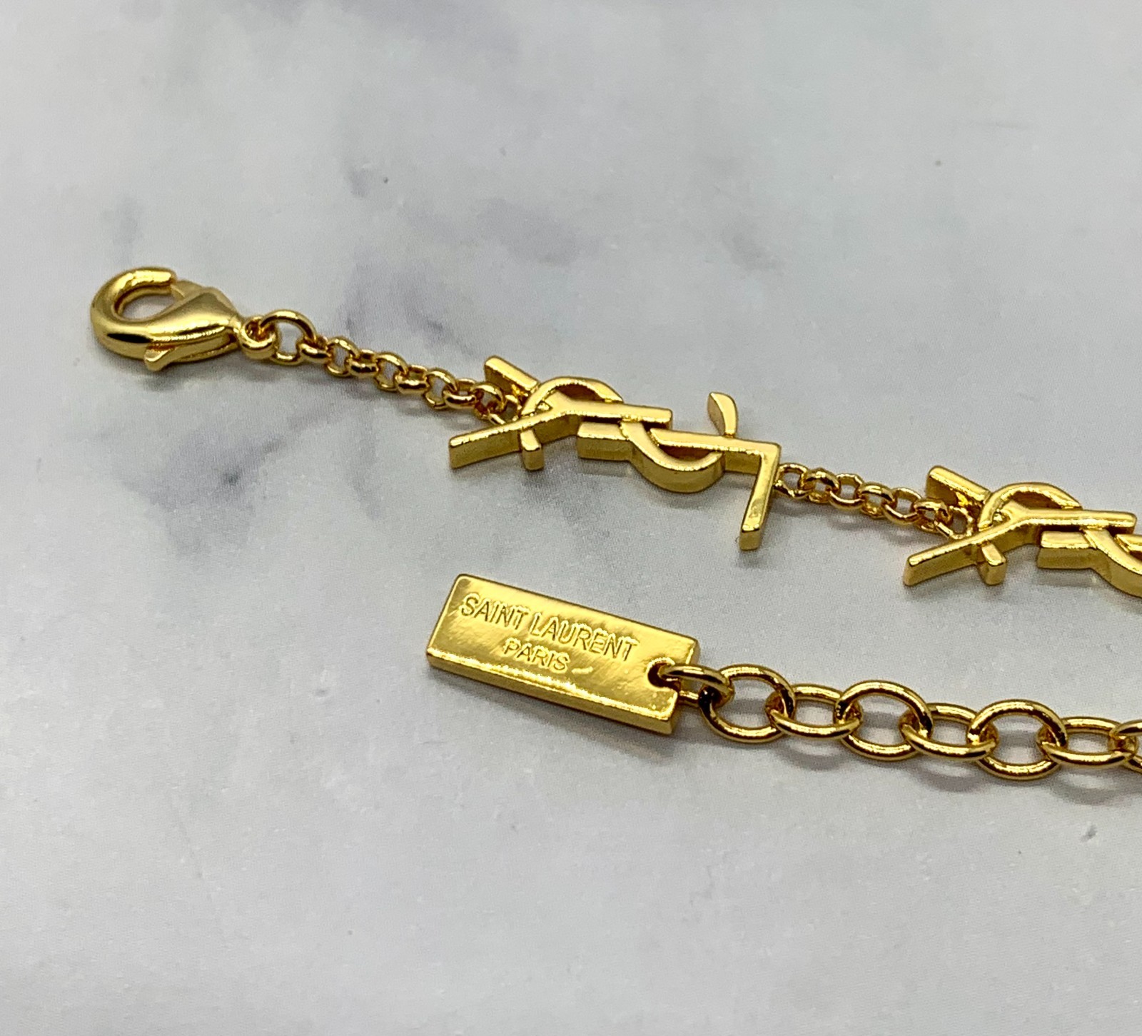YSL YVES SAINT LAURENT Monogram Bracelet – Pre owned / MG6290