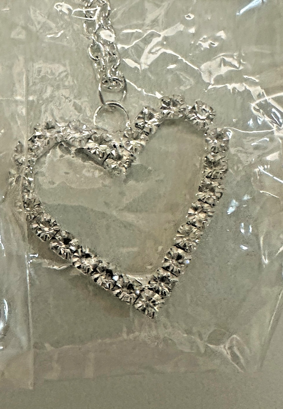 New 20pcs Lot Crystal Charm Pendant Necklaces Jewelry #56 Heart Snowflake Key