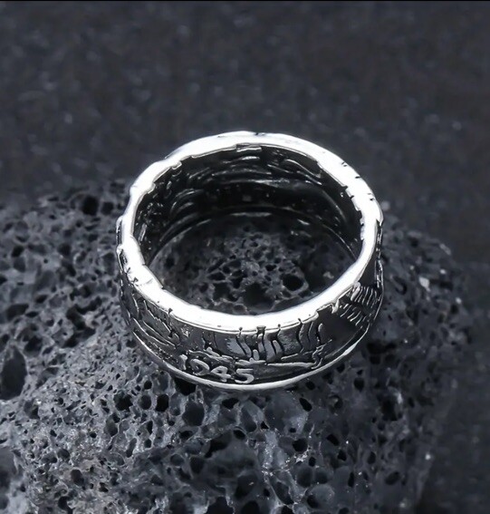 Fashion Ladies Men’s Unisex adult Band Ring 925 Sterling Silver plated UK Size N