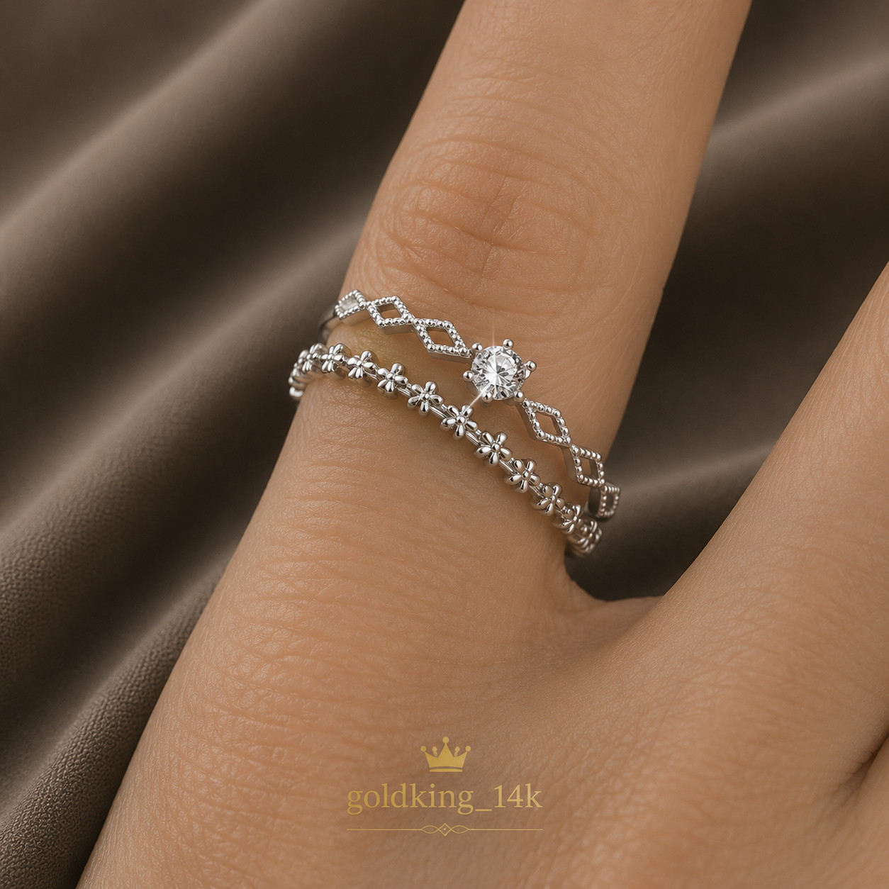 925 Sterling Silver New Year Special Women Simulated Diamond Adjustable Toe Ring
