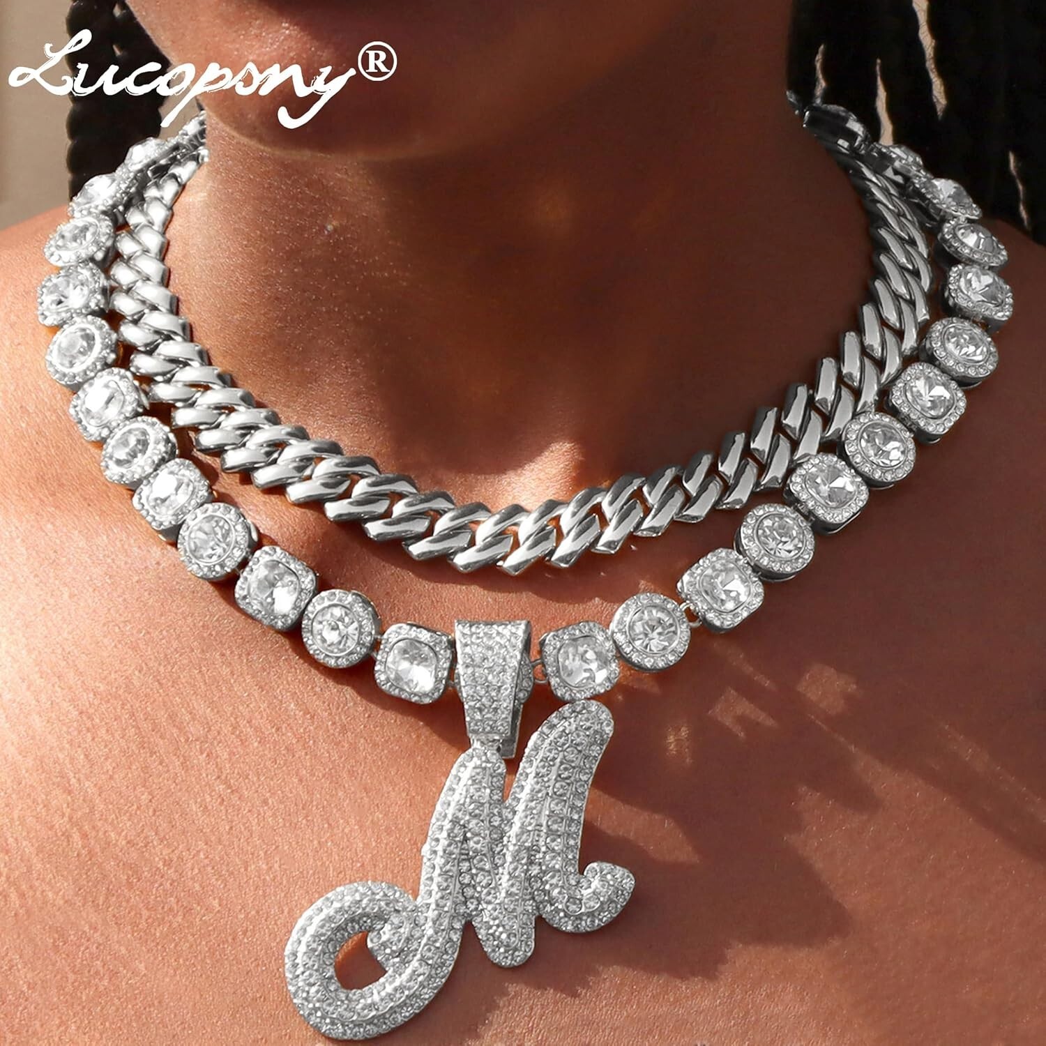 Exquisite Cuban Link Necklace with Custom Initials – Ideal for Any Occasion