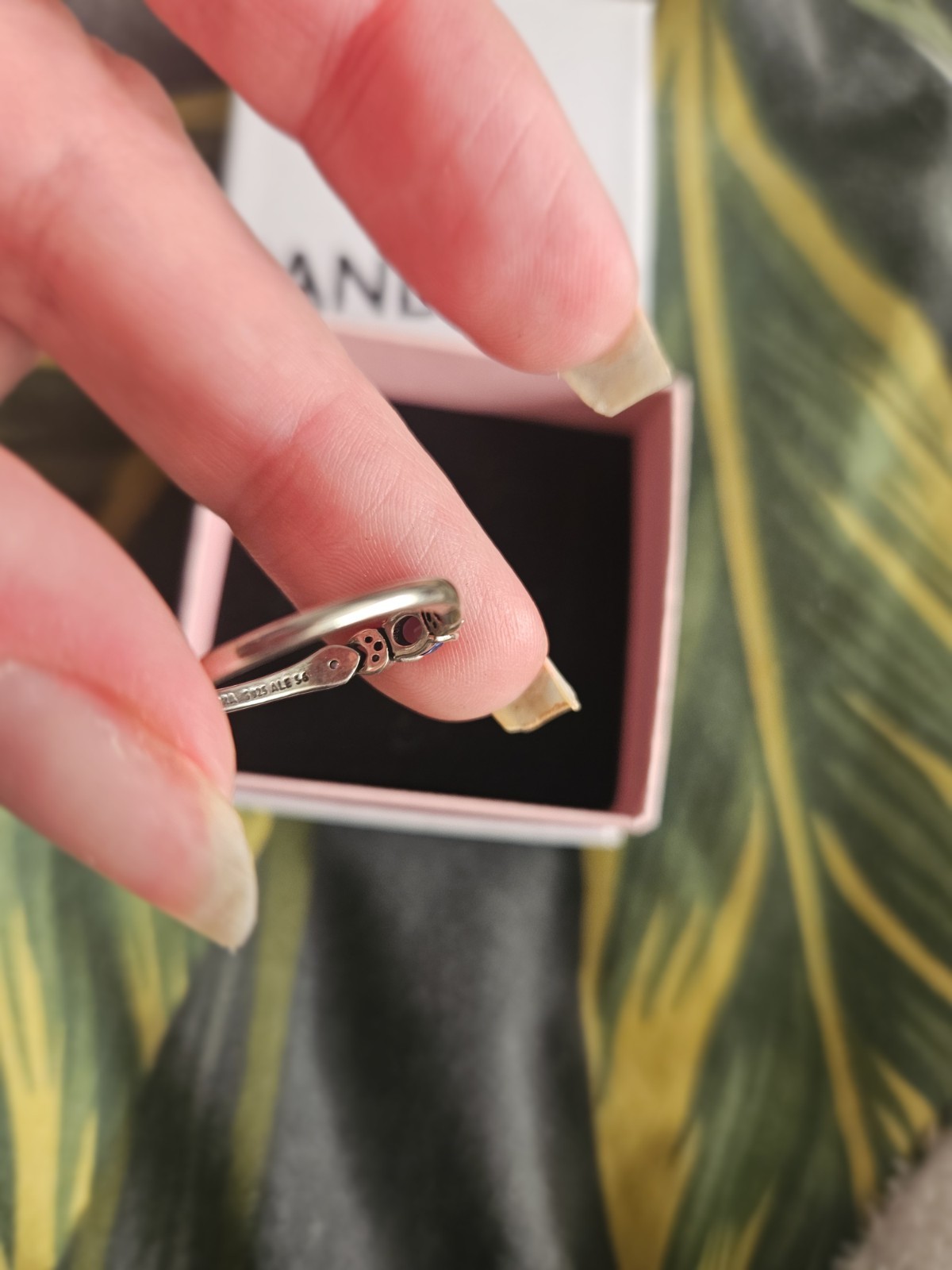 PANDORA Disney Aladdin Princess Jasmine Ring Sterling silver rrp £65.00 size 54