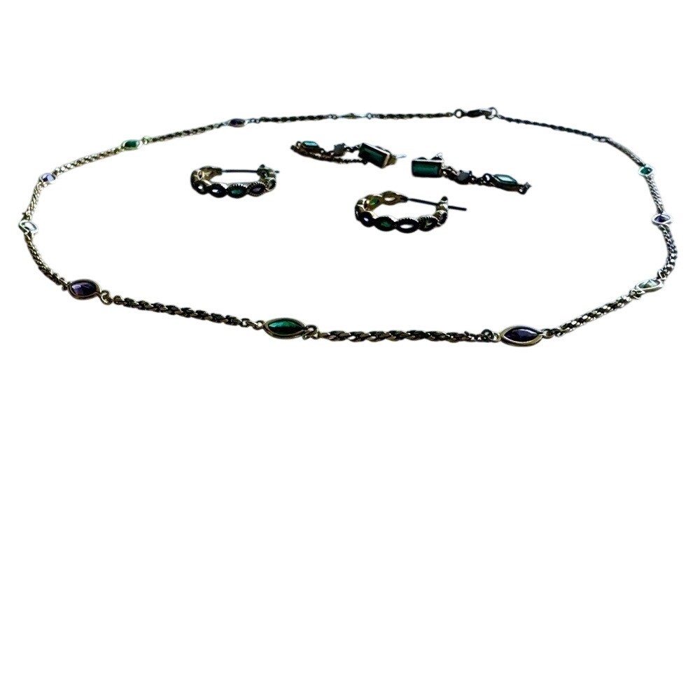 Jewelry Set (Necklace + 2 Earring Pairs) Multi-Stone & Other Stories
