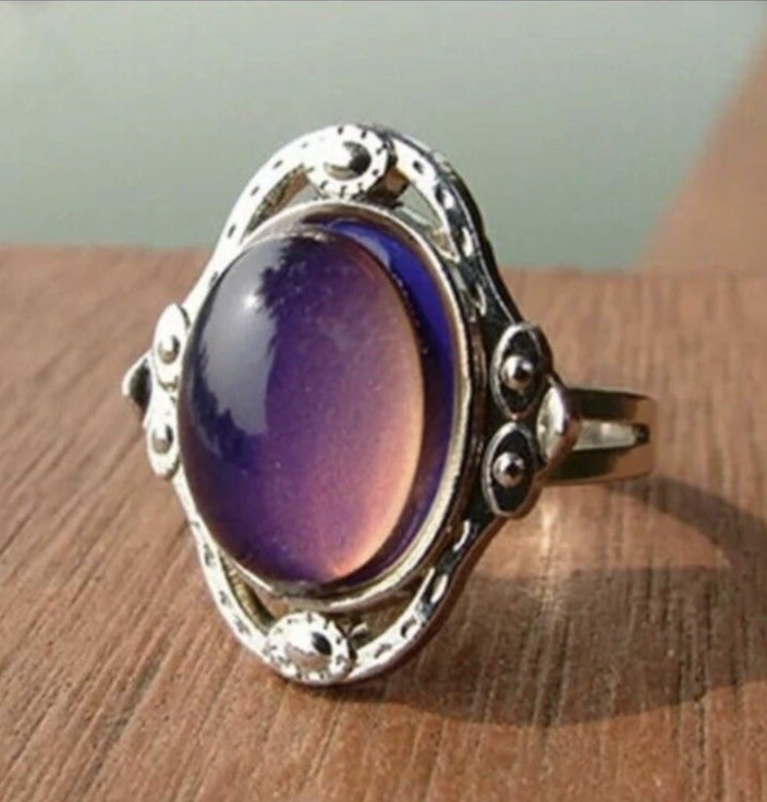 Adjustable Emotion Feeling Color Change Mood Ring Vintage Fashion Jewelry