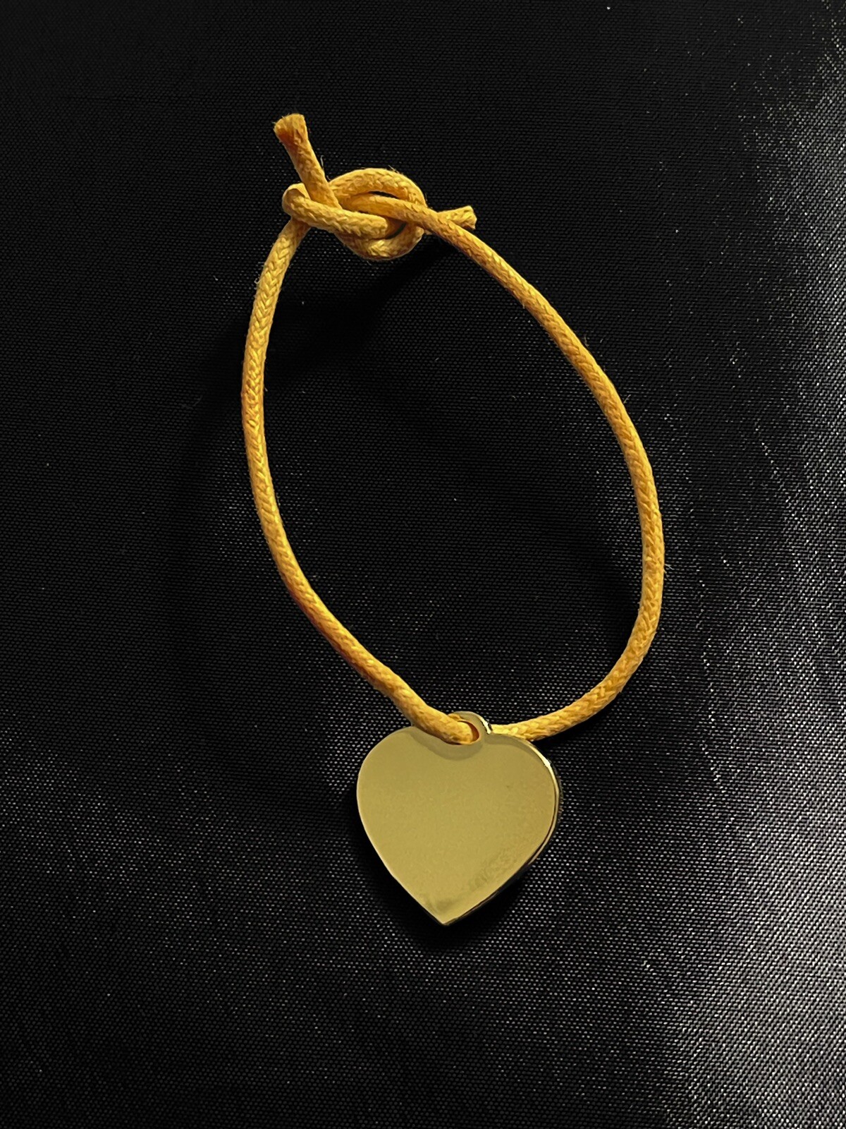 FAN DI FENDI PARFUMS TIE BRACELET WITH HEART CHARM BRAND NEW