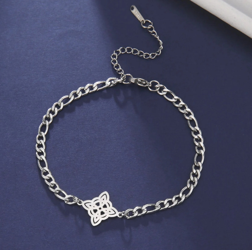 1pc Hollow Chinese Knot Bracelet Vintage Witch Chain Unisex Gift – NEW
