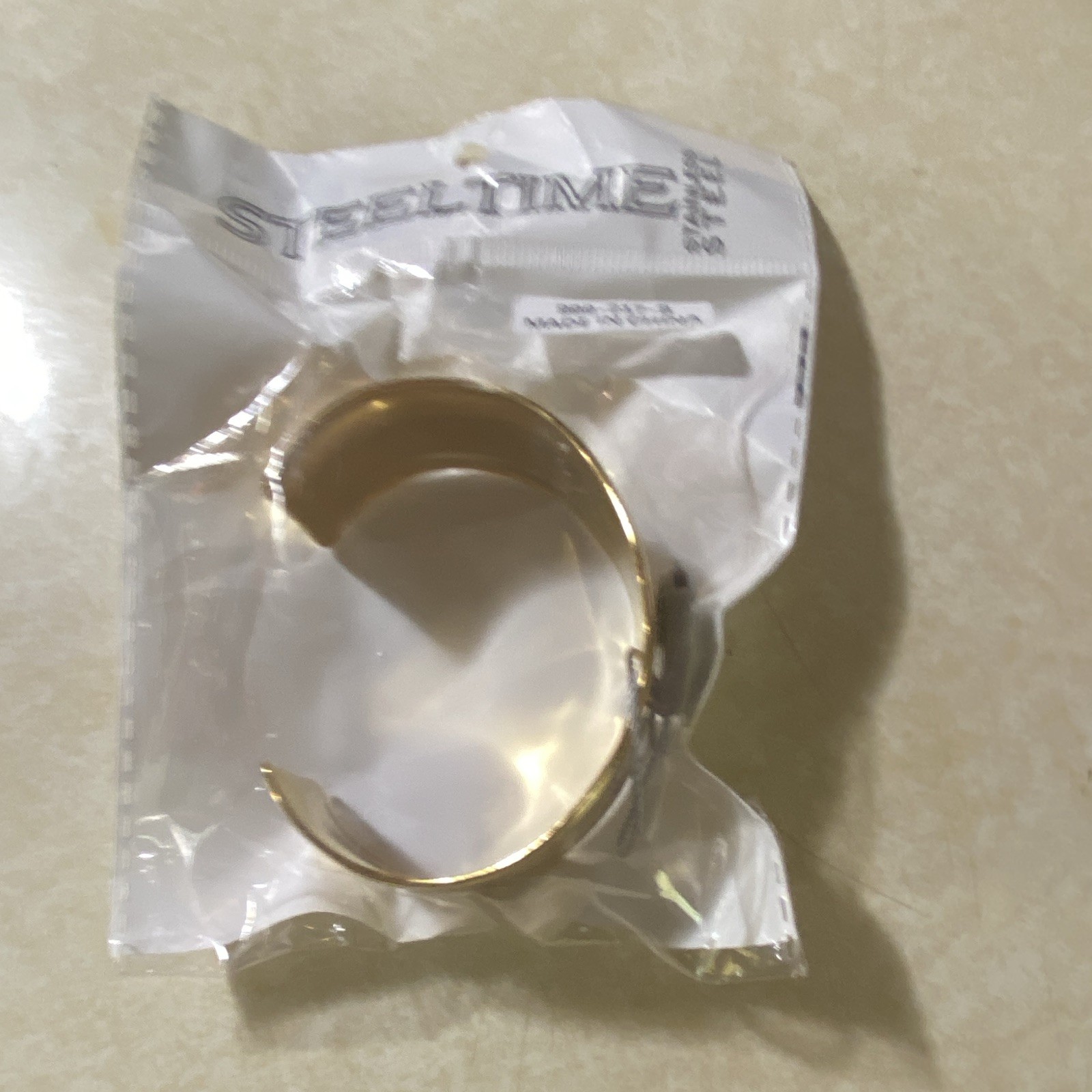 Stauer Gold Tone Bracelet – Gold Cuff Style Bracelet