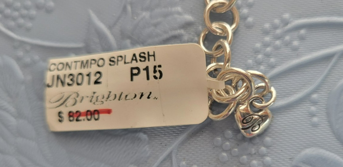NWT Brighton CONTEMPO Splash Necklace & Pouch