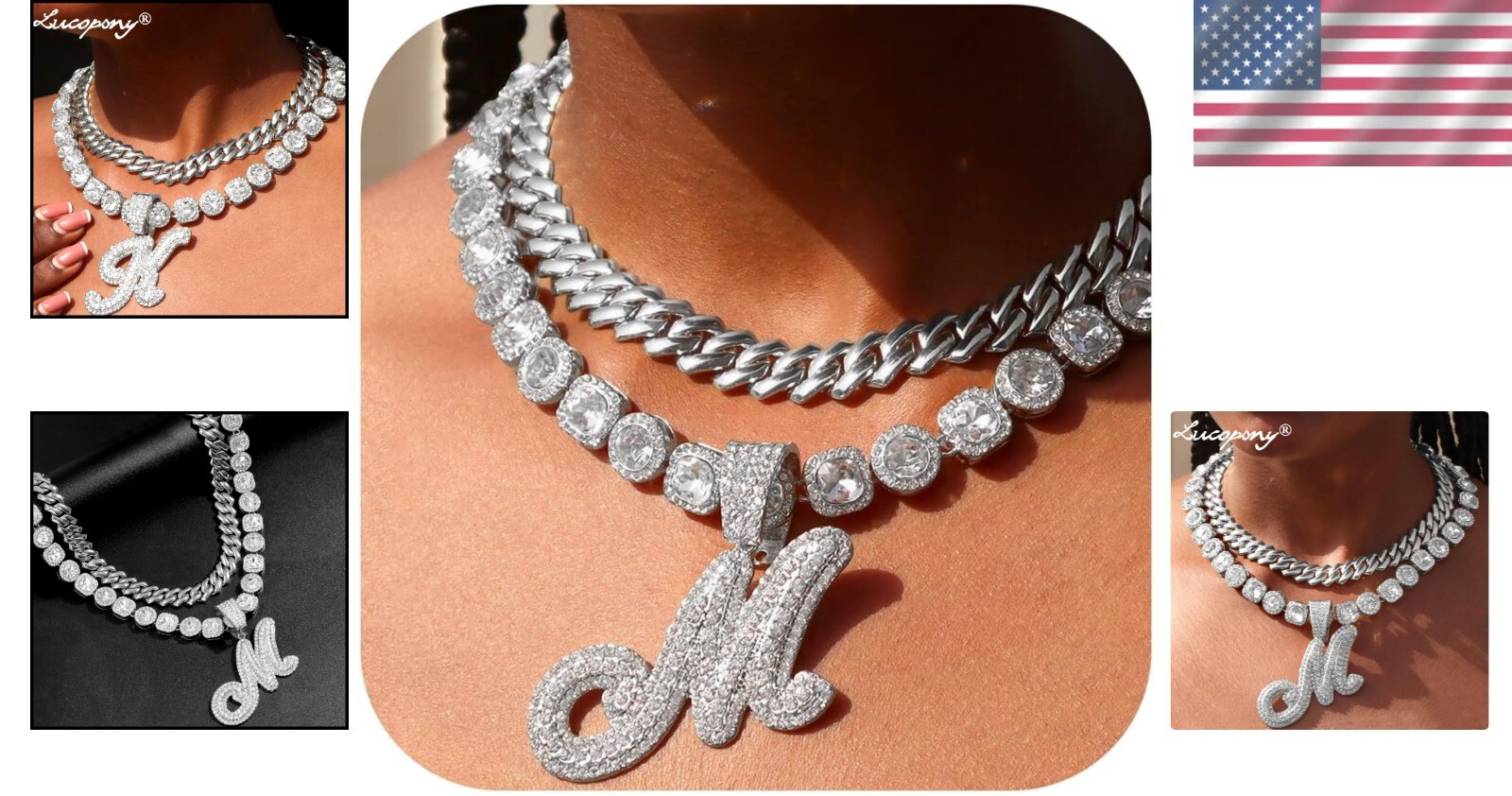 Exquisite Cuban Link Necklace with Custom Initials – Ideal for Any Occasion