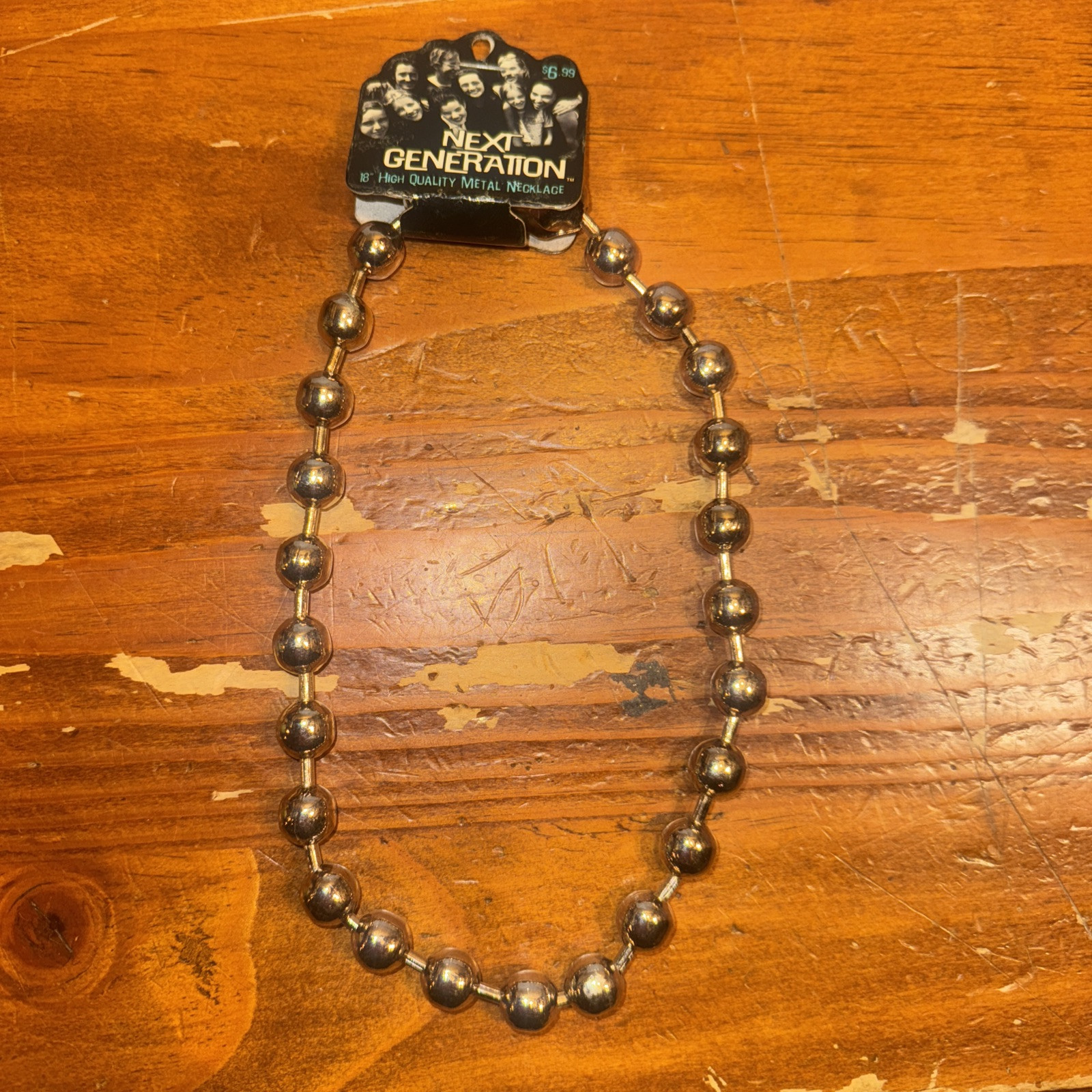 Vintage 2005 Novelty Inc Next Generation 18″ Heavy Chunky Ball Chain Necklace