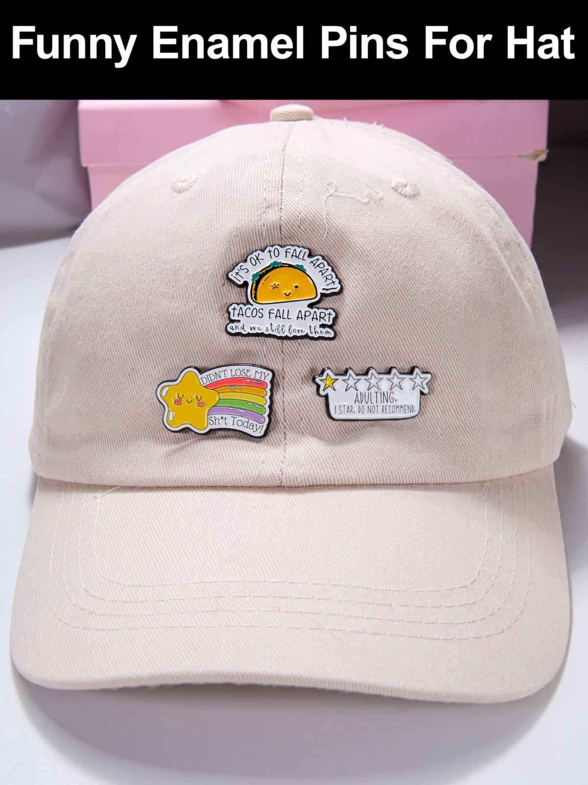 Humorous Enamel Pins for Adults – Funny Metal Pins for Backpacks, Jackets & Hats