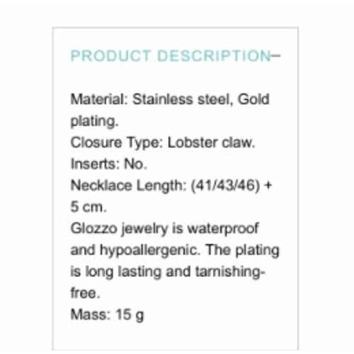 Beautiful Triple Layer 18K Gold Chain Necklace