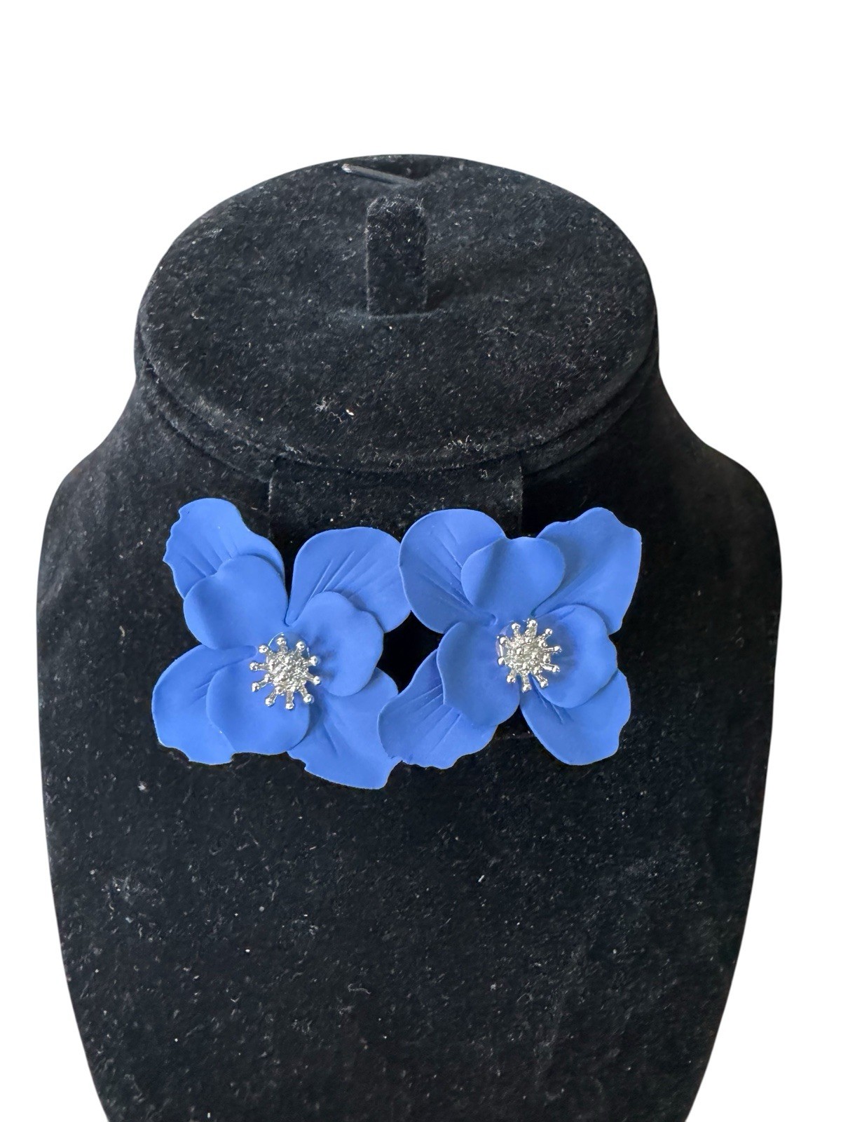 Floral Blue Earrings
