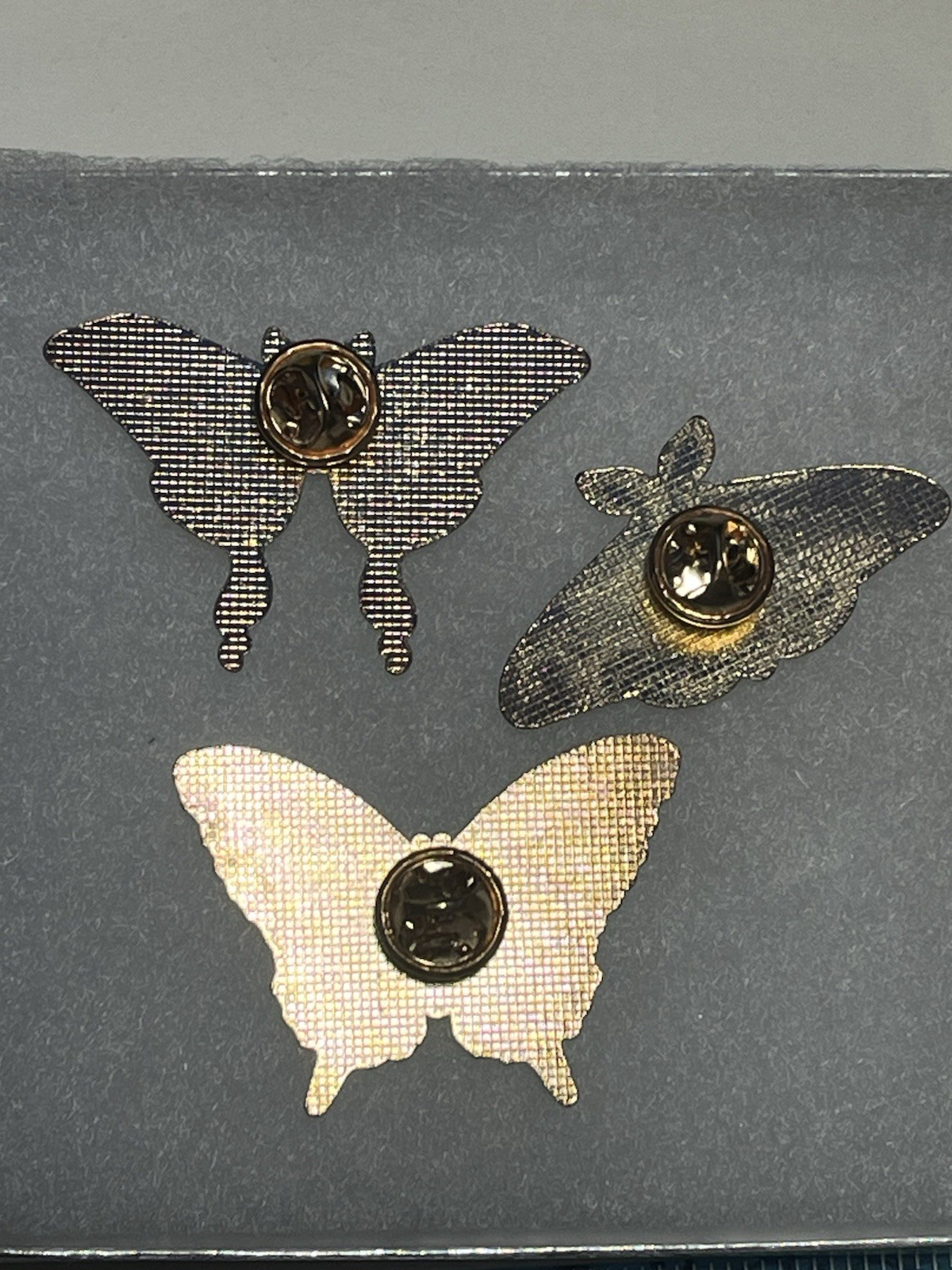 3pc Butterfly Moth Moon Flower Brooch Pin Enamel Lapel Badge Backpack jewelry