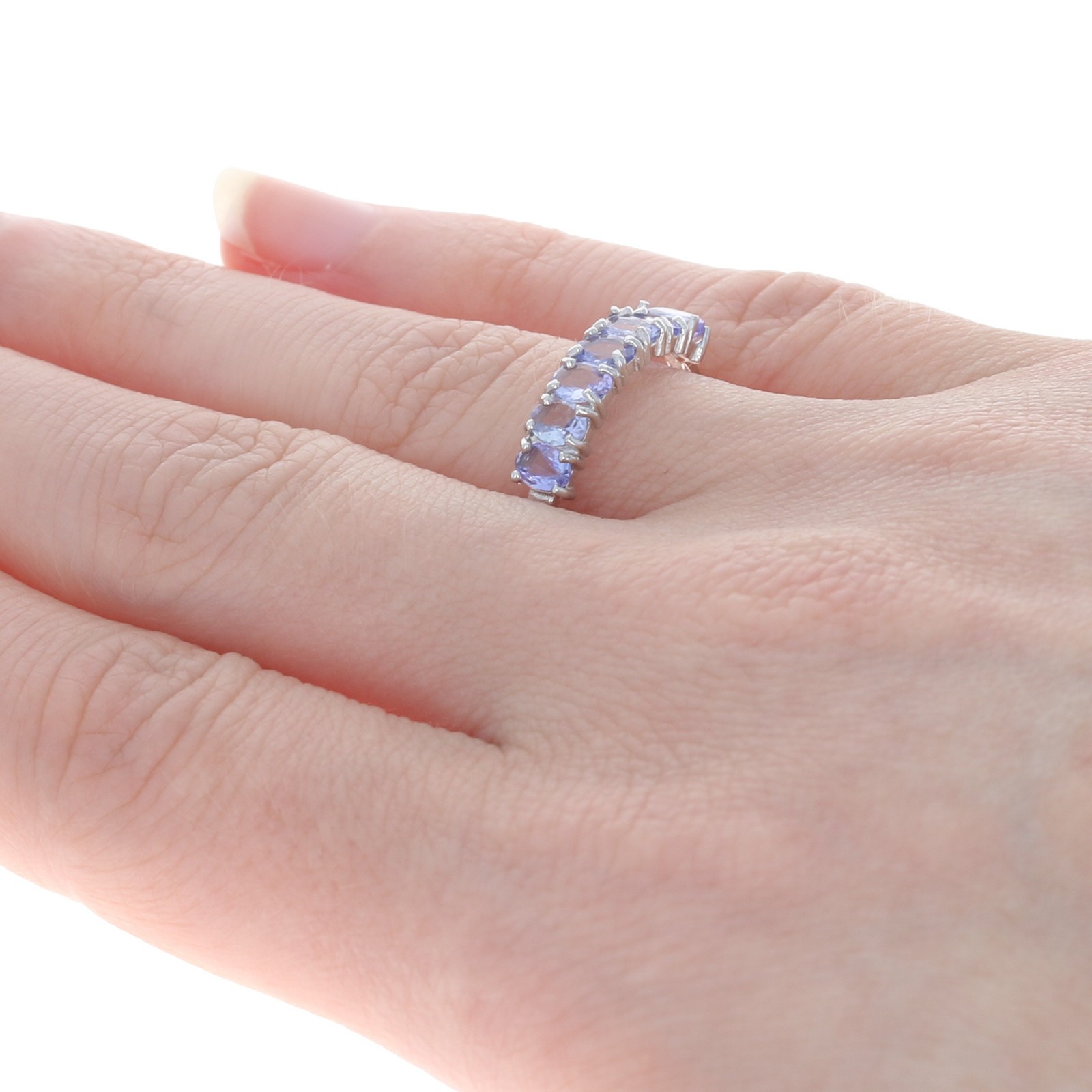 NEW Tanzanite Ring – Sterling Silver 925 Oval Cut .97ctw Size 7