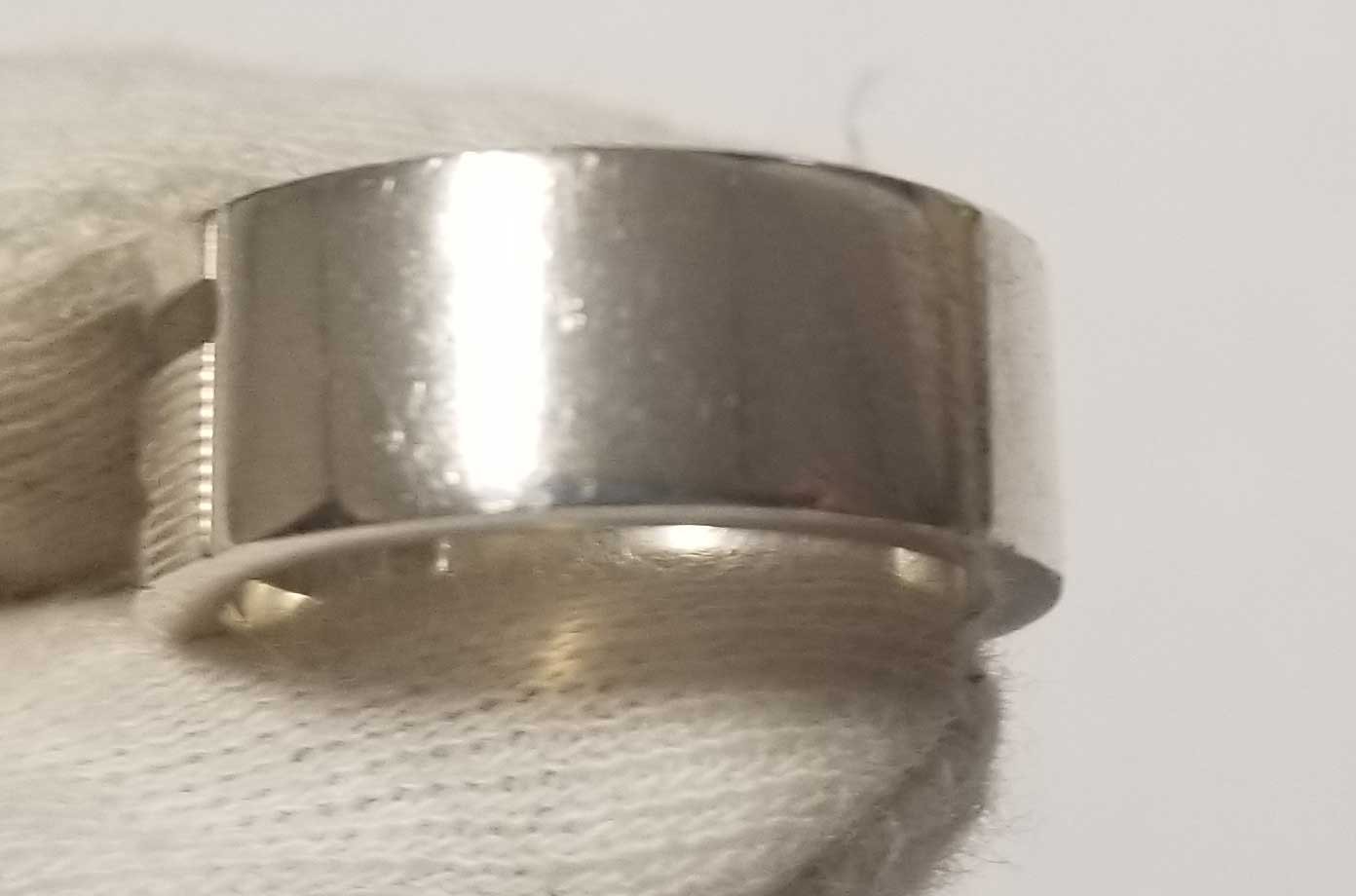 Authentic GUCCI Branded G Ring Cut-out G Logo Silver SV925 Size US 7