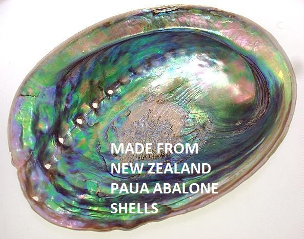 25mm HandCarved Paua Abalone Shell Hawaiian Plumeria 316L Dangling Hook Earrings