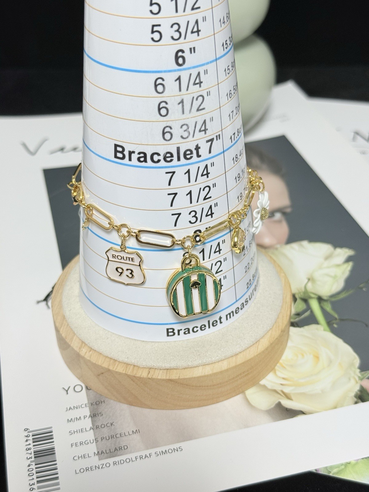 Kate Spade Off We Go Travel Charm Bracelet New