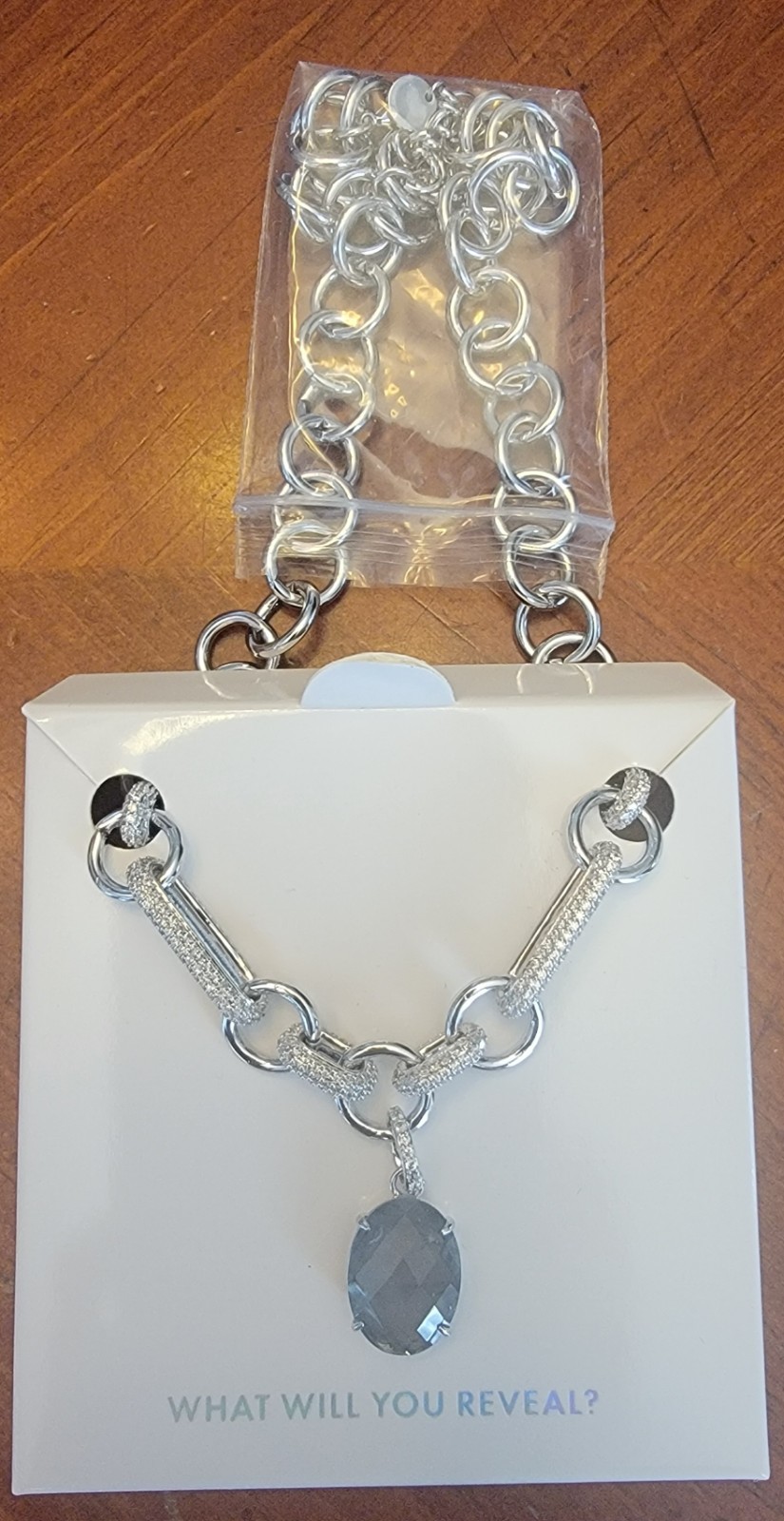 Jewelry Bomb Mental Health Awareness Necklace Flourish Through Adversity Rhodium