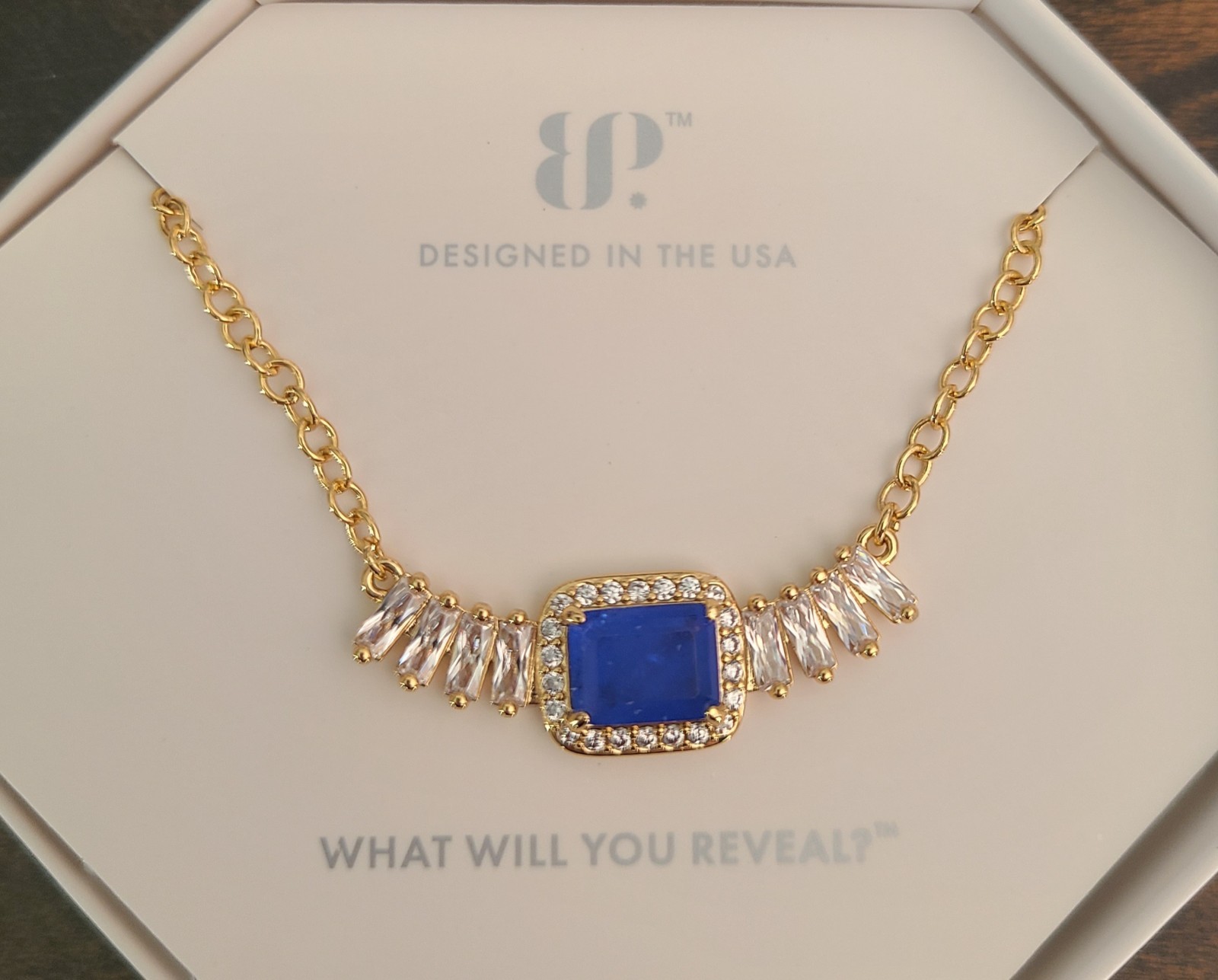 Bomb Party NK56687 “Pale Dreams On The Horizon” LC Cornflower Blue Quartz Gold