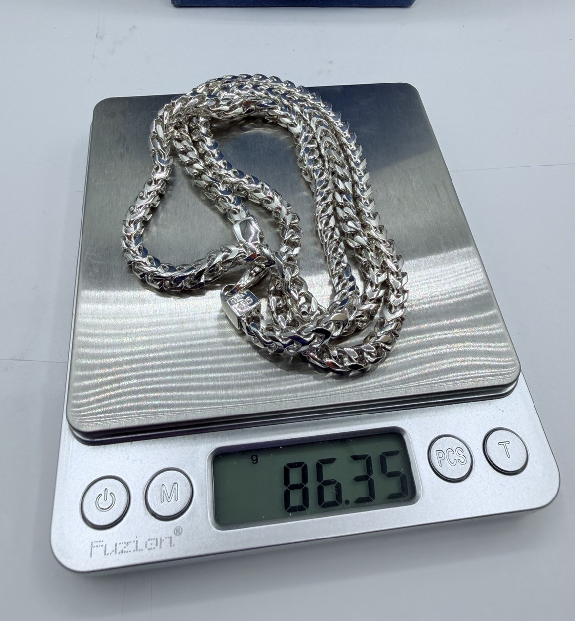 HEAVY SOLID 925 ITALY STERLING SILVER FRANCO CHAIN NECKLACE 28 6MM 863G G2U