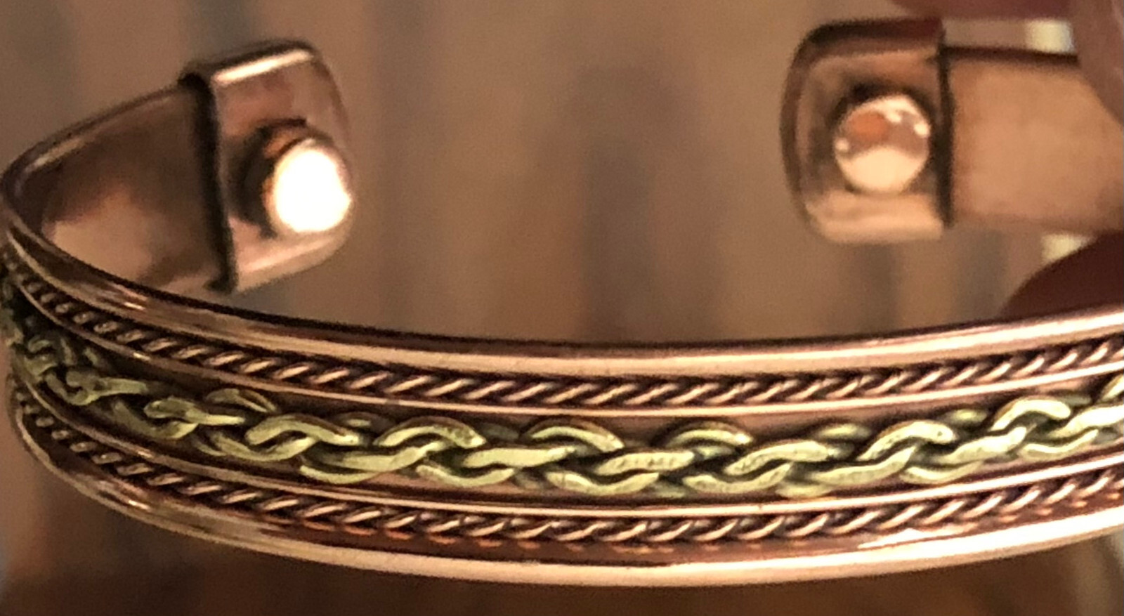 Pure Copper Bracelet Magnetic Healing Therapy Arthritis Pain Relief Bangle Cuff