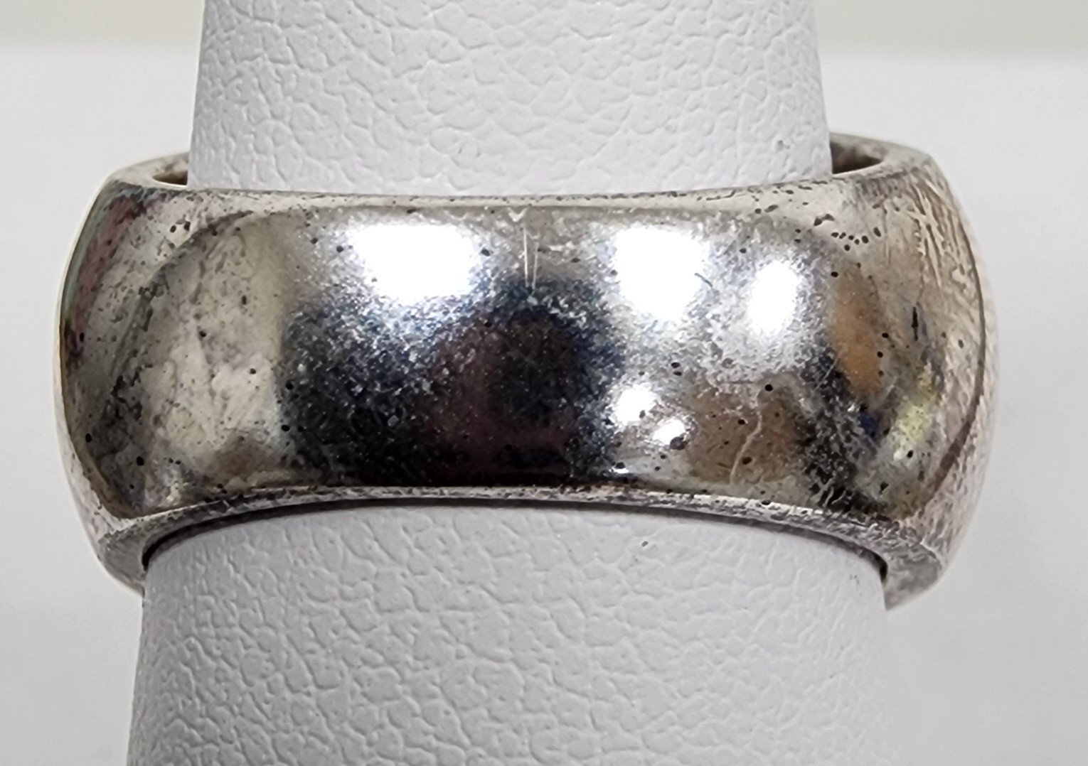 Designer LJ Sterling Silver Blue Enamel Falling Stars & Yellow Star CZ Ring Sz 7