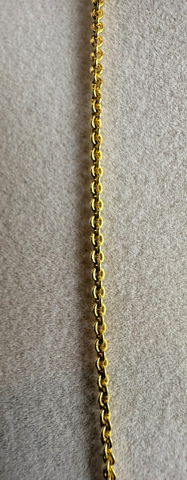 Bronze Milor Italy Necklace With Square Pendant. 5.49g. L- 18 in