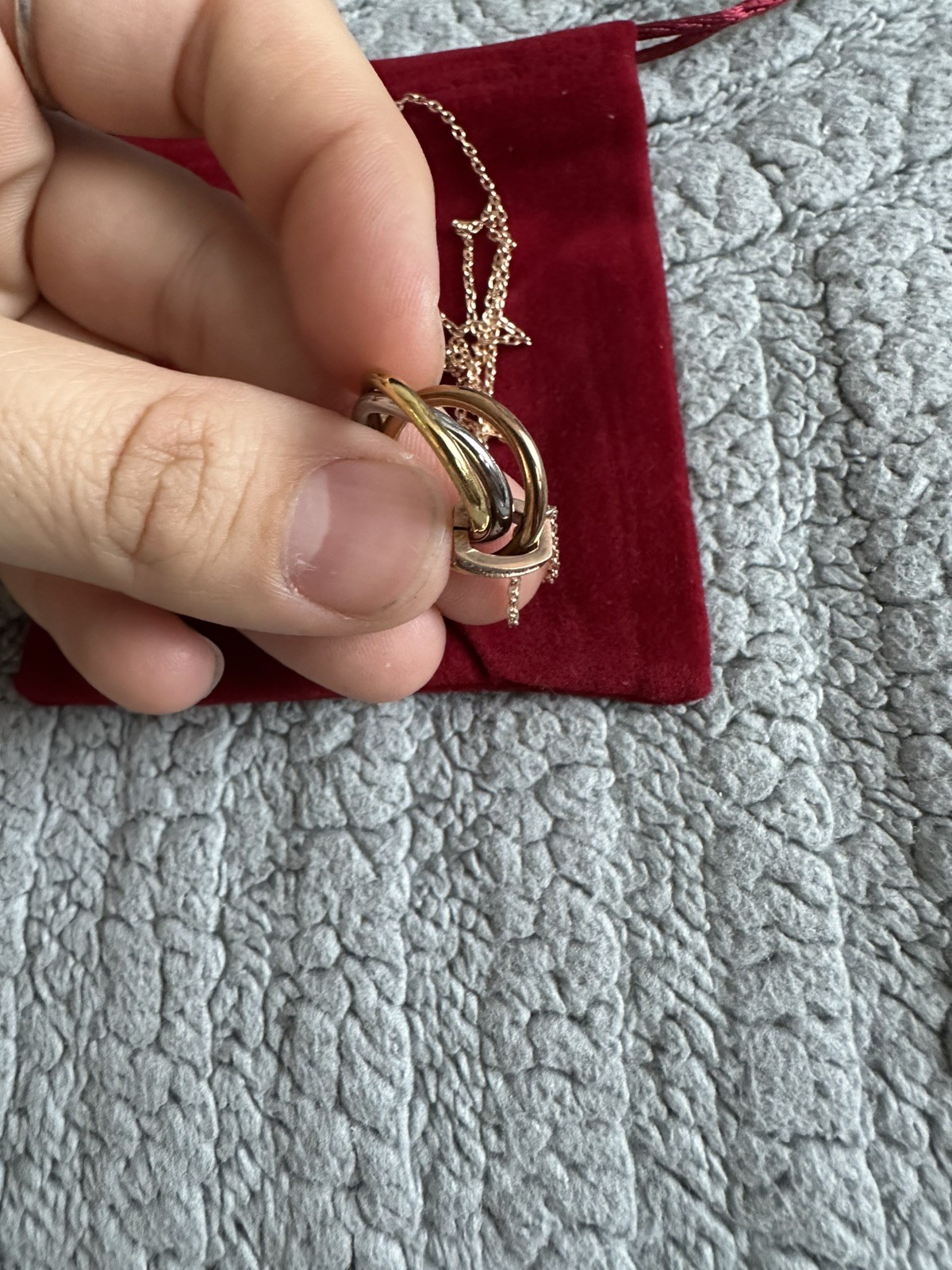 Copper Necklace with Gift Pouch Perfect for Any Occasion rose Golden Colour