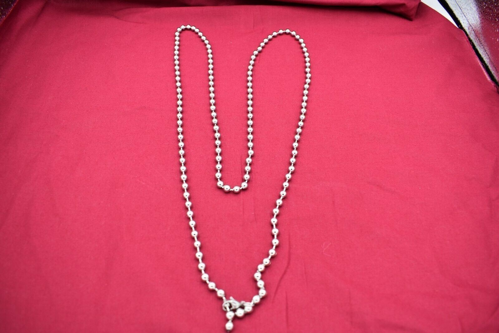 84 INCH 6MM STAINLESS STEEL SILVER ADJUSTABLE WAIST BODY BALL CHAIN