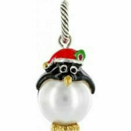 Brighton EMPEROR PENGUIN Pearl Belly Christmas Holiday Charm J95102-NEW