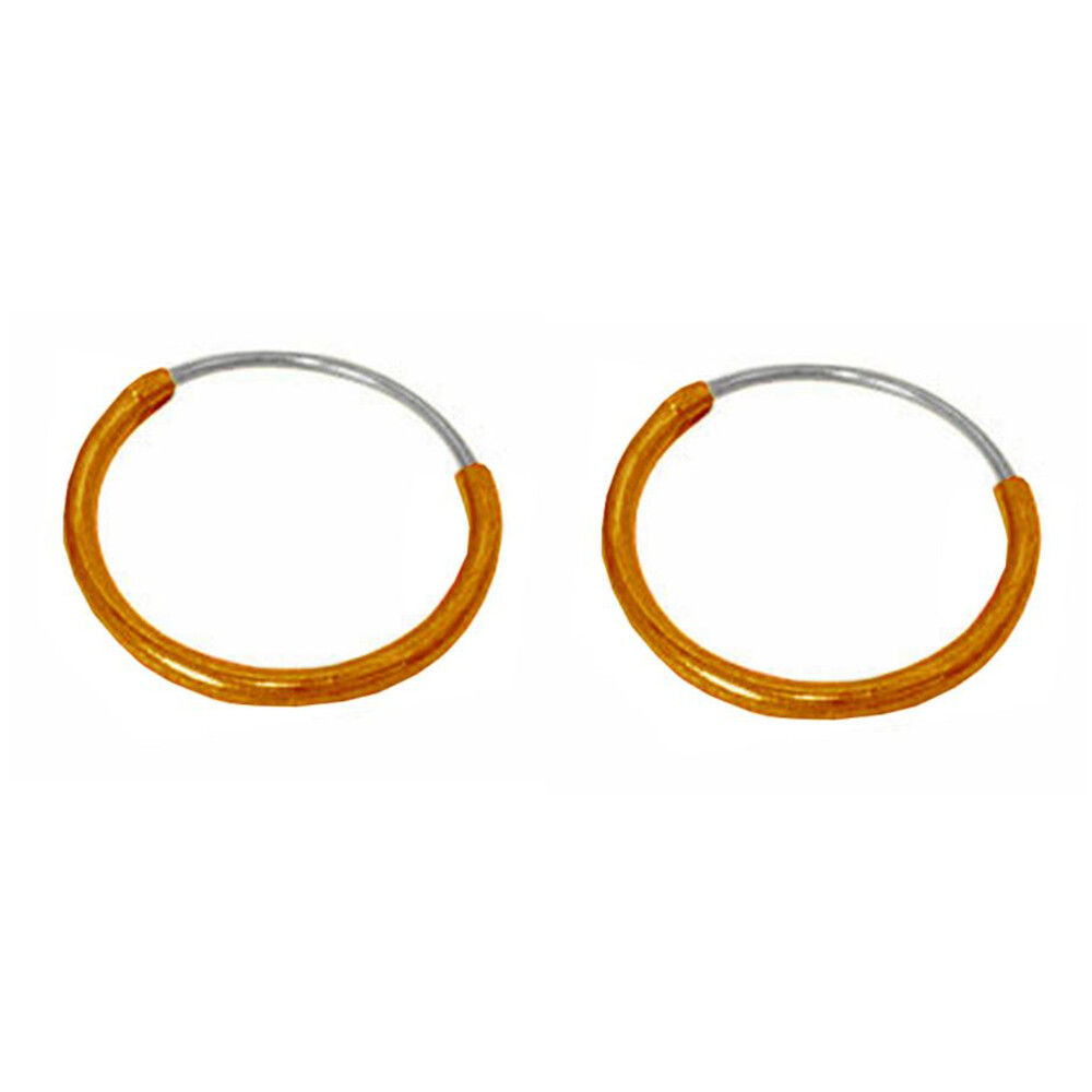 Sterling Silver Hoop Earrings 8mm, 10mm, 12mm Sold in pairs
