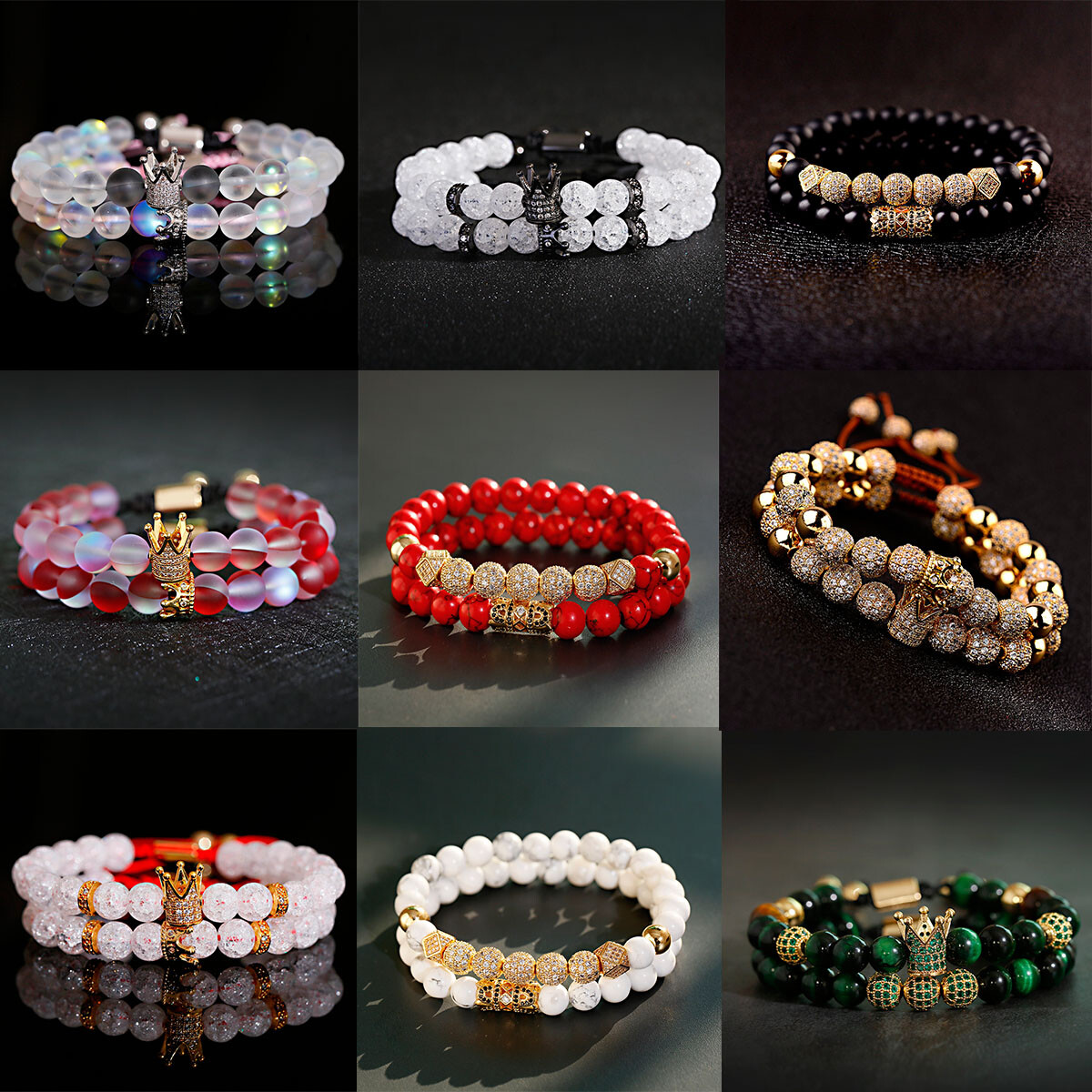 30Pcs A Lot Luxury Gold Copper Bracelets Stackable Braided Bangle Wholesale Gift