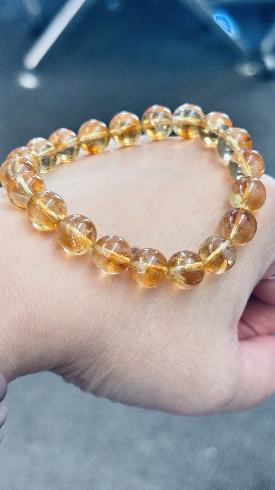 Good Quality Golden Healer Round Bead Bracelet 9.5MM
