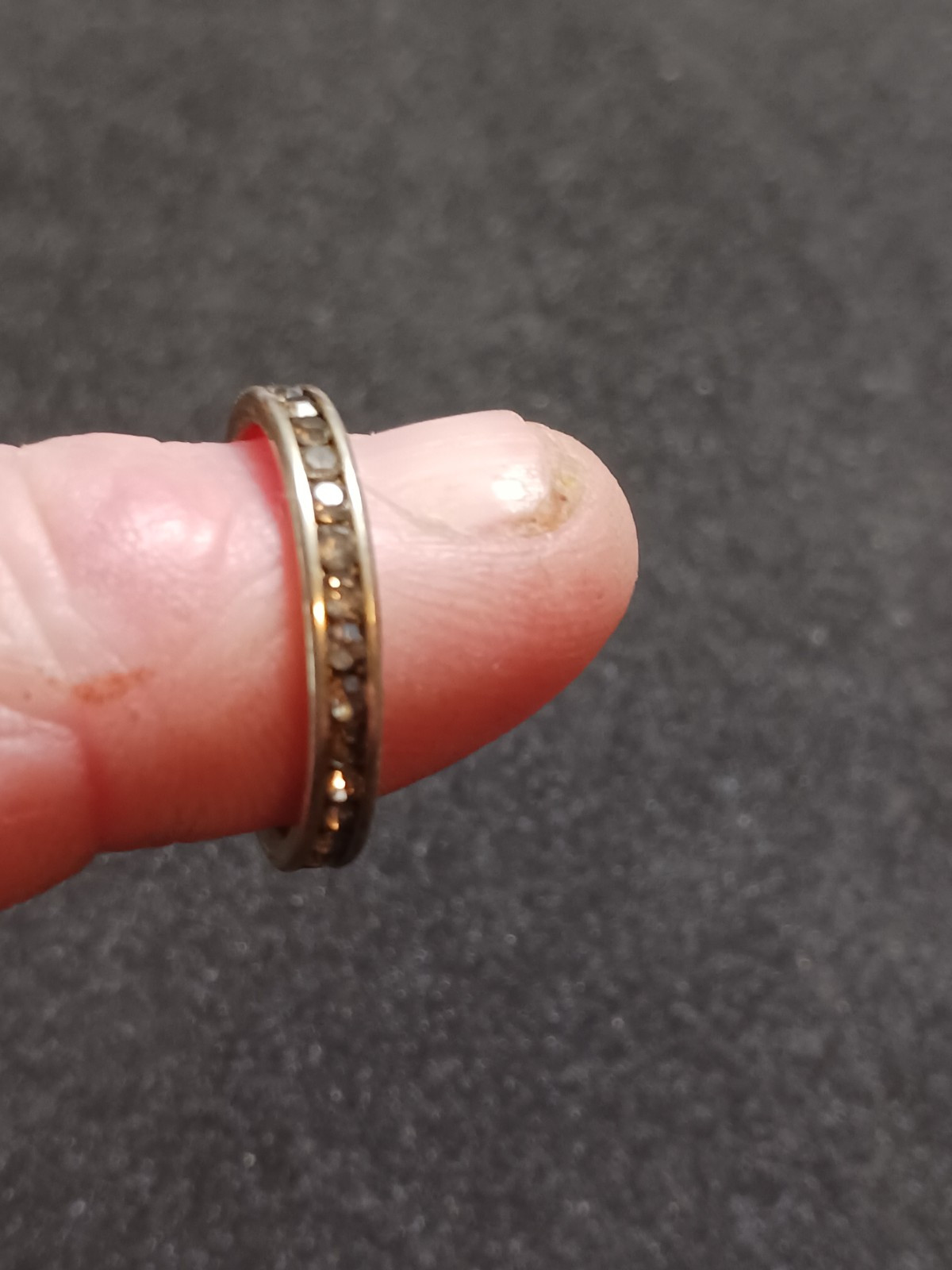 4 Beautiful Rings 3 with no markings 1 stamped M with a Trademark Nice