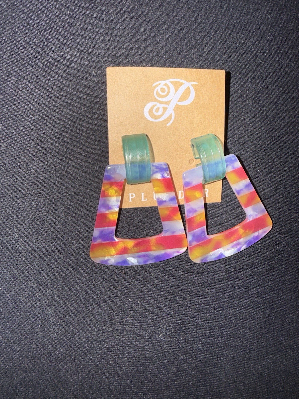 Multicolor Drop Earrings