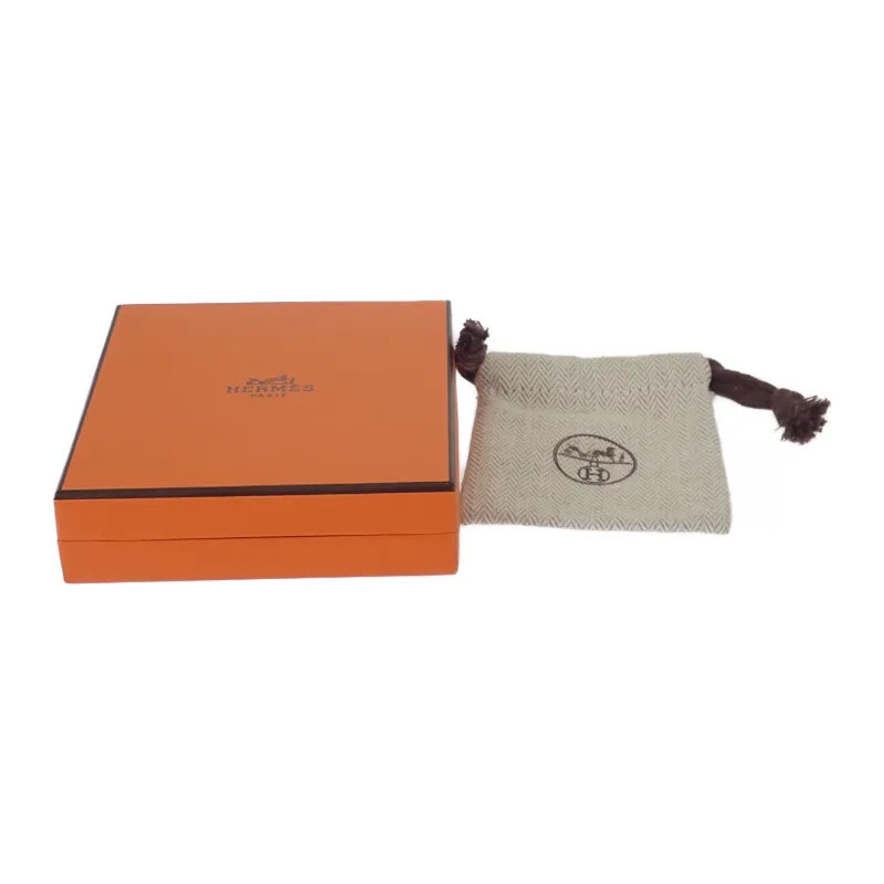 HERMES Space H Badge Brooch Metal Multi Orange Women’s Unisex ISY