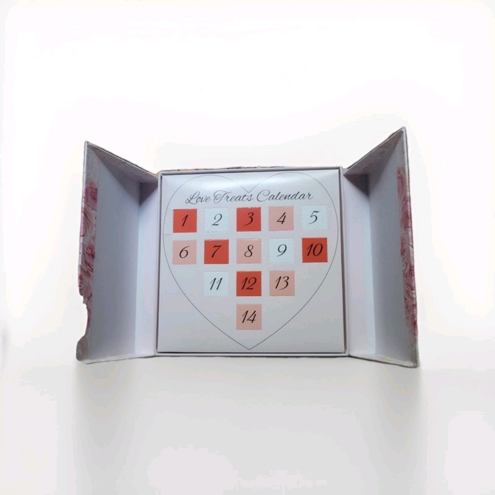 Womens / Girls Love Treats 14 Days Countdown Surprise Jewelry Calendar