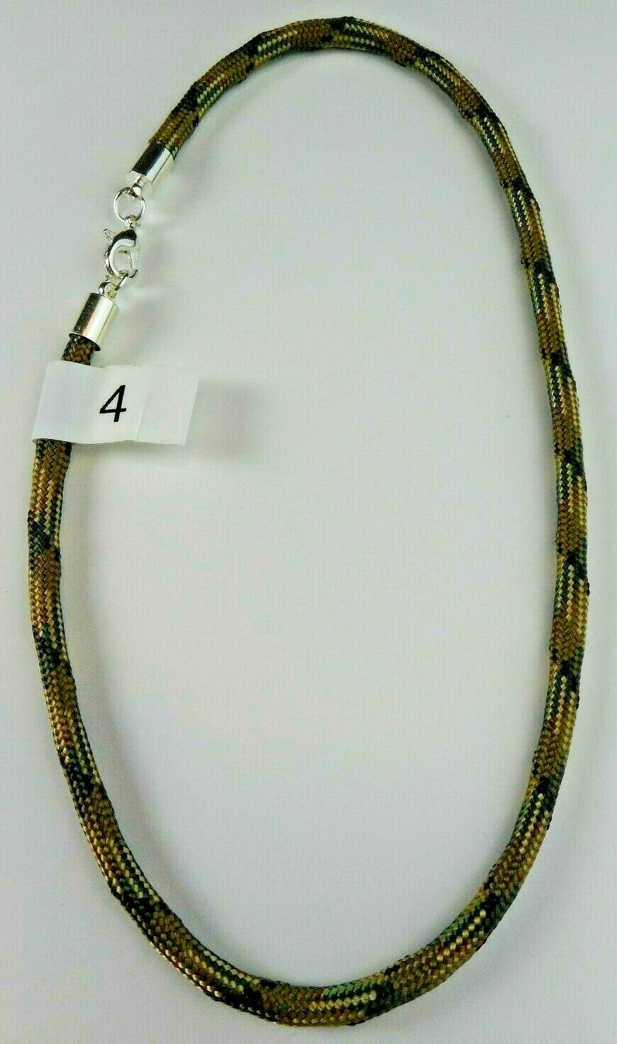 Braided Choker Necklace Bracelet Anklet Silver Lobster Clasp Paracord 4mm USA