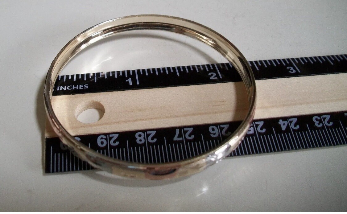 12PC SLIP-ON SILVER/GOLD/ROSE GOLD BANGLE BRACELET BEAUTIFUL DESIGN SET SIZE # 4