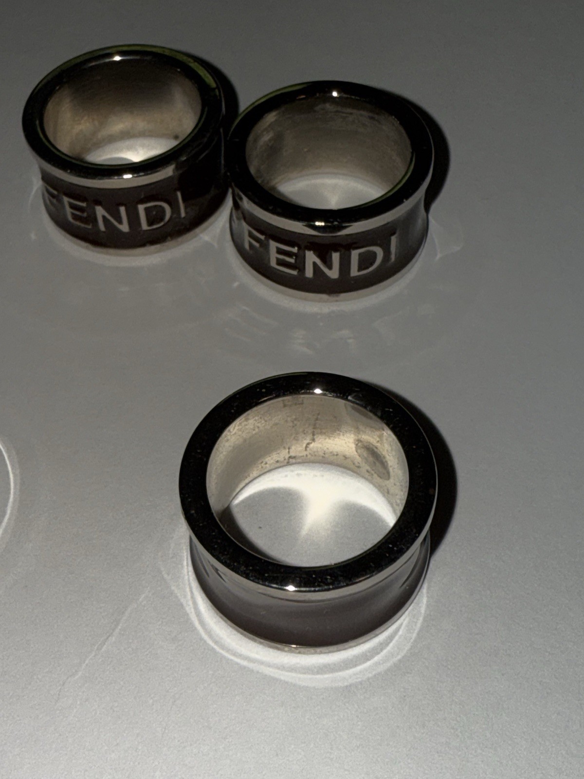 Vintage Fendi Metal Rings